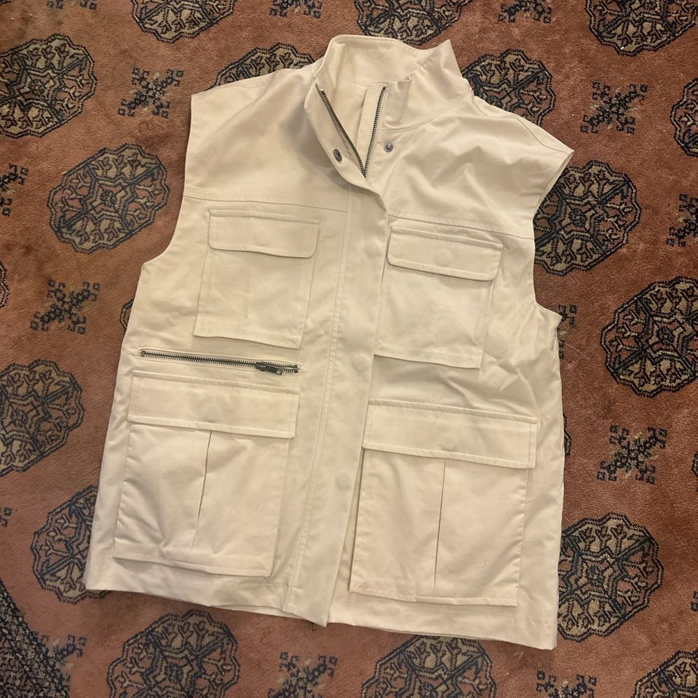 Cream Utility Vest